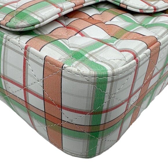 Chanel Classic Rectangular Flap Mini Leather Crossbody Bag White - Picture 8 of 11